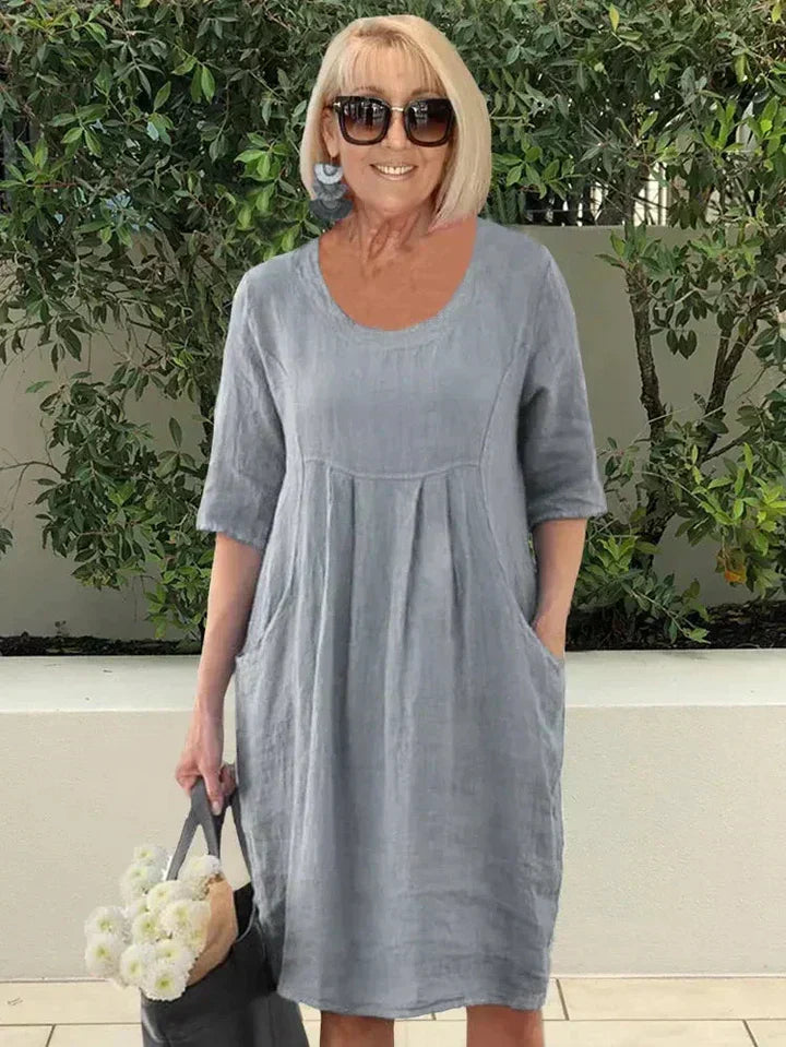 Bridget - Lockeres Kleid mit Taschen