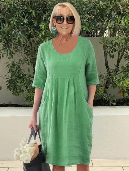 Bridget - Lockeres Kleid mit Taschen