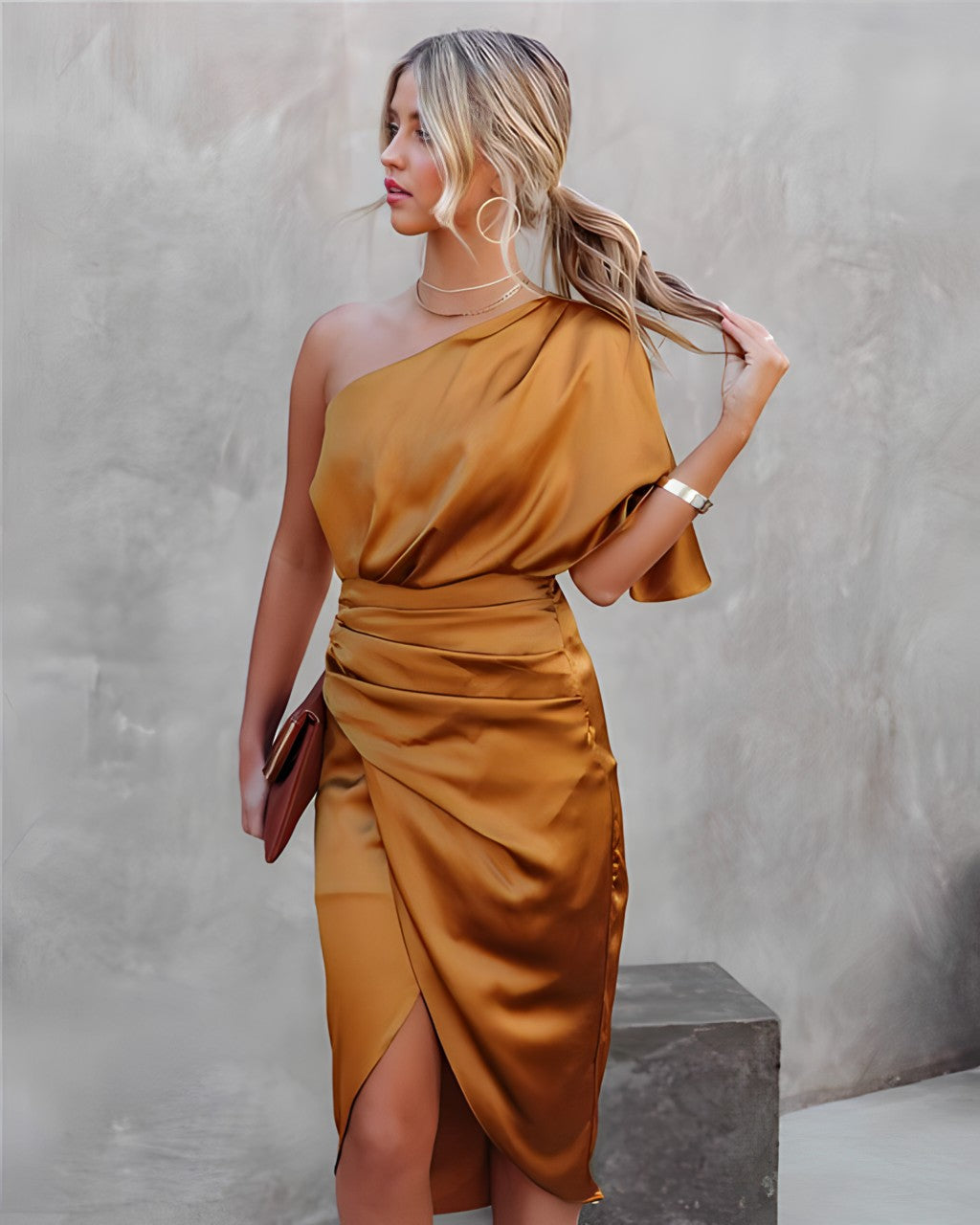 Iconic | Luxuriöses Seidenabendkleid