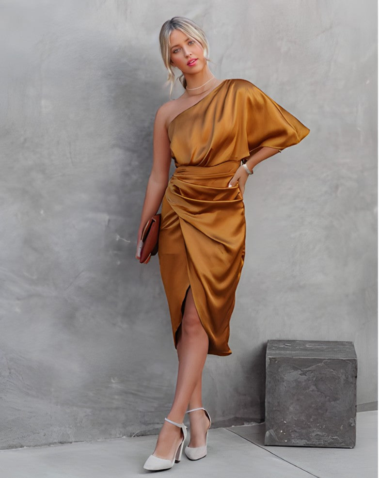 Iconic | Luxuriöses Seidenabendkleid