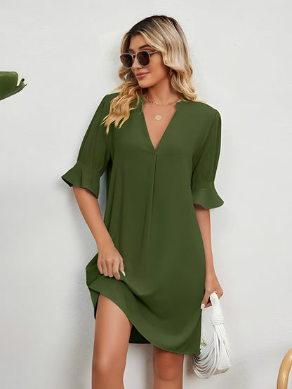SORAYA™ - Luftiges V-Ausschnitt Kleid