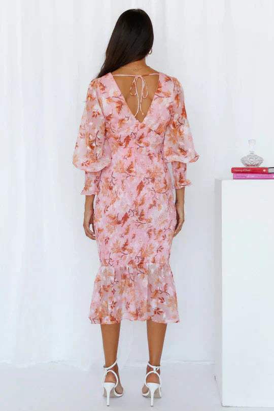 Millie | Atemhaftes Blumenkleid