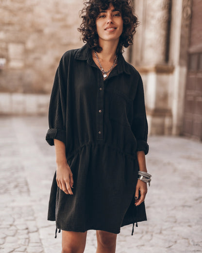 Quinn - Klassisches Hemdkleid