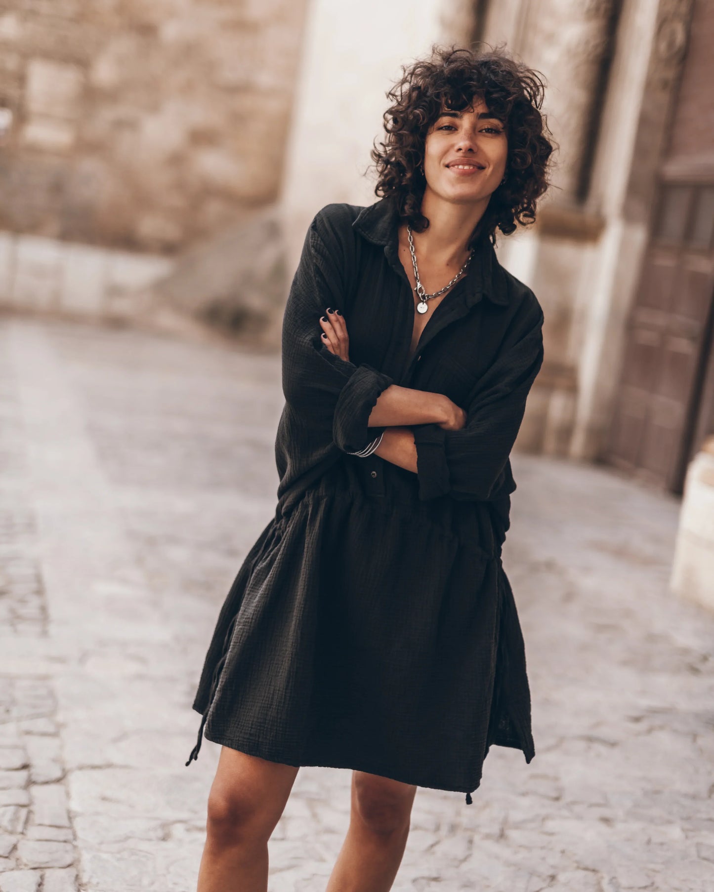 Quinn - Klassisches Hemdkleid