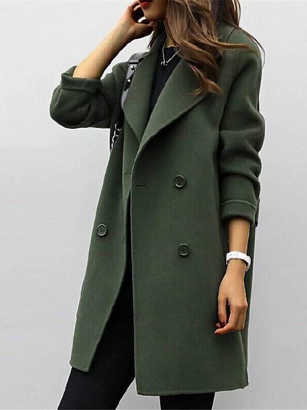 Mila | Ikonischer Woll-Trenchcoat