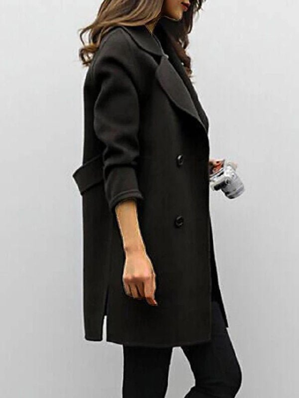 Mila | Ikonischer Woll-Trenchcoat